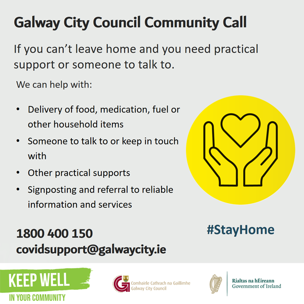 Galway City Community Call English information